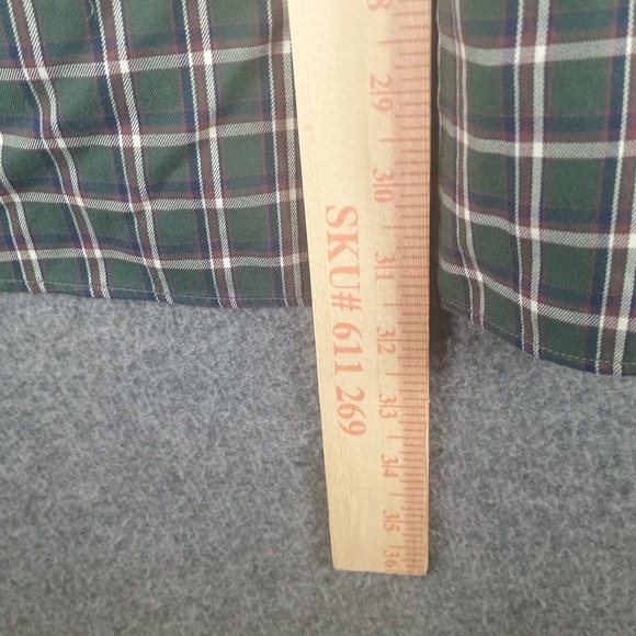 LL Bean Shirt Mens XL Multi Plaid Kennebunk Sport Wrinkle Free Traditional Fit - Picture 7 of 8